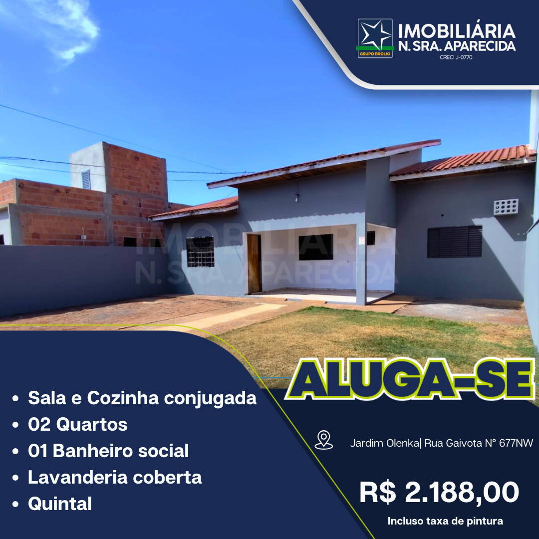 RUA GAIVOTA | JARDIM OLENKA 